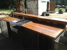 this outdoor bar countertop is one of a