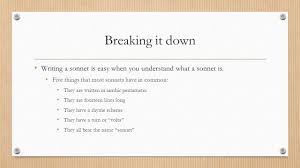 Then move your curser over the page to find your specific model. How To Write A Sonnet Renaissance Poetry Project Ppt Download