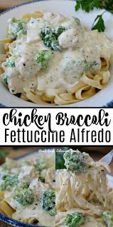 Chicken Broccoli Fettuccine Alfredo Has The Best Homemade Creamy Al Chicken Broccoli Fettuccine Alfredo Chicken Alfredo Recipes Easy Chicken Fettuccine Alfredo