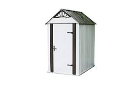 Chalet Jardin Dsm46 Luxe Abri Double Pente Metal Beige 137 4 X 194 3 X 235