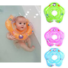 Today my newborn can swim with her baby neck float! Baby Neck Float Swimming Neck Ring Pump Mattress Cartoon Pool Wheel Kids Swim Pool Accessories Buy At A Low Prices On Joom E Commerce Platform