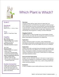 Fifth Grade Classification Lesson Plan Full Lesson At Http Captainplanetfoundation Org Learning Garden Lessons Teacher Resources How To Plan Lesson Plans