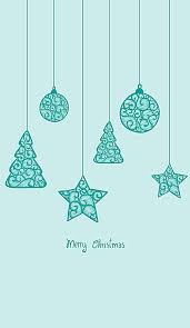 Exhibitor Card Design Decoration Background Blue Christmas Ornaments Blue Christmas Card Design
