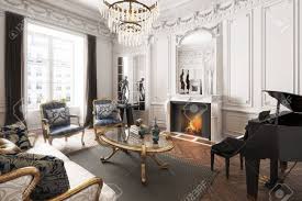 30 minute fireplace and snow with relaxing piano music. Luxury Upscale Elegant Interior Apartment With Piano Fireplace Stock Photo Picture And Royalty Free Image Image 64764713
