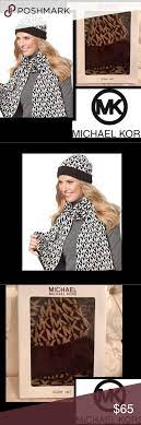 Michael Kors Mk Logo Scarf Hat Box Set Michael Kors Scarf Logo Scarf Boutique Set