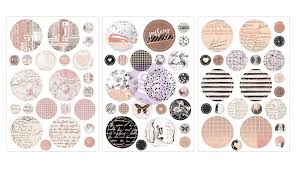Blackpink's rose marks her solo debut with her first single album and a music video for the lead rosé is the second blackpink member to officially launch a solo career following jennie's success. Amelia Rose Circle Stickers With Foil Prima Marketing Inc