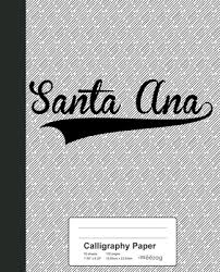Submitted 1 month ago by jaime_diaz27. Calligraphy Paper Santa Ana Notebook Paperback Rj Julia Booksellers