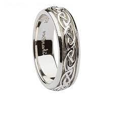 Women S Silver Celtic Knot Ring Mens Wedding Rings Rings For Men Silver Celtic Knot Ring