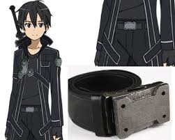 Kirito Kazuto Kirigaya Cosplay Buckle Belt From Sword Art Online Sao Kirito Sword Art Online Cosplay