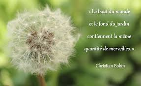 Le Bout Du Monde Et Le Fond Du Jardin Contiennent La Meme Quantite De Merveilles Christian Bobin Du Bout Du Monde Christian Bobin Le Monde