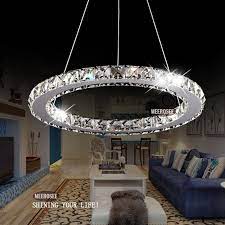 New Arrival Led Crystal Chandelier Light Diamond Crystal Pendant Lamp Fast Shipping Raimond Ring Lamp 9 Crystal Light Fixture Crystal Lamp Crystal Chandelier