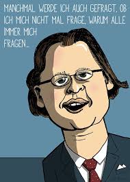 Bulos Karikaturi #35: Herr Pörksen hat auf alles eine Antwort.