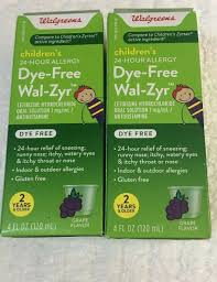 Walgreens Wal Zyr All Day Allergy Oral Solution 4 Oz For