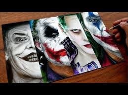 Joker Drawing All Jokers Pritam Saha Arts Youtube Joker Artwork All Jokers Joker Drawings