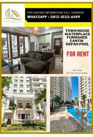 Jual apartemen di surabaya kondisi unfurnished (kosongan), semi furnished, fully furnished, pemilik langsung tanpa perantara, harga butuh uang. Jual Apartemen Surabaya Barat Murah Pemilik Langsung