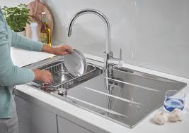 Mal ein loch im schlach. Grohe 31570sd0 K400 Kitchen Sink Concetto Tap Bundle Chrome 86 X 50 Cm Amazon Com