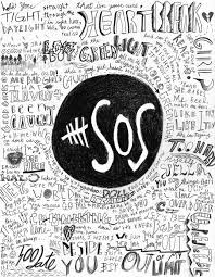  i am not strange, i am just not normal. Five Seconds Of Summer Coloring Pages