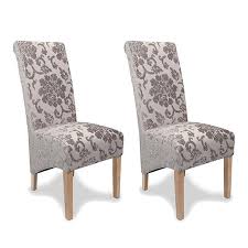 They are also labeled as the grand display of both function and design. Pr Krista Baroque Upholstered Dining Chairs Look Again