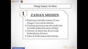 Zaman ketika air batu menutupi permukaan bumi. Bab 2 Zaman Air Batu Youtube