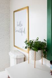 Gold bathroom canisters ideas for teacher. When Magazine Worthy Meets Diy Home Tour Gold Bathroom Decor Gold Bathroom Accessories Gold Bathroom