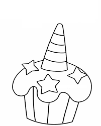 Isolated objects on white background. Sweet Cupcake Coloring Pages 101 Coloring
