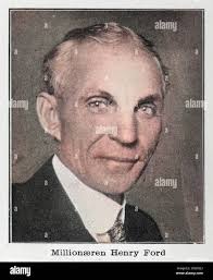 Henry Ford (1863-1947). L'industriel américain, fondateur de la Ford Motor  Company en 1903. Henry Ford avec sa première automobile, 1896 Photo Stock