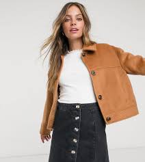 I wish he would bring this chain to the us or let us just. Miss Selfridge Petite Faux Fur Trucker Coat In Camel Tan Miss Selfridge Uk