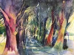 Russische maler welt malerei abstrakte urbane landschaft abstrakte landschaften landschaftsmalerei. Bernhard Vogel Aquarelle Galerie Kunsthaus Frenzel Heroldstatt