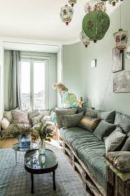 Home Garden Mes Coups De C Ur De La Semaine 125 Salon Cocooning Salon Moderne Salon Salle A Manger Salon Sca In 2020 Green Rooms Apartment Decor Trending Decor