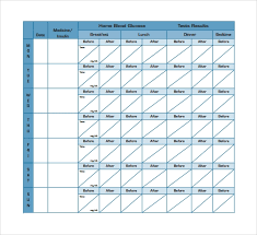 Sample Blood Sugar Log Template 8 Free Documents In Pdf Word