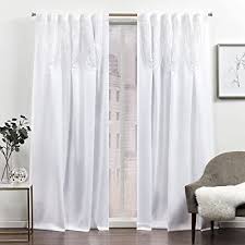 Natural, white, terracota, chocolate brown, blue, navy blue, sage green, khaki, burgundy red and 2 new. Buy Exclusive Home Curtains Bliss Room Darkening Blackout Hidden Tab Top Curtain Panels 54x84 White Online In Indonesia B08dj6sz9k