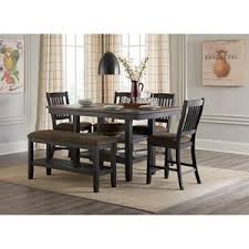It's tall enough to be used either to sit at using your favorite barstools or to stand or lean against. Elements Kayla 7 Piece Counter Height Dining Set Royal Furniture Pub Table And Stool Sets