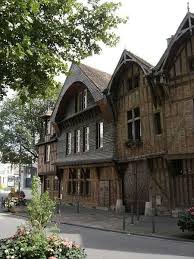 Old Houses In Troyes Champagne France Timber Framing Old Houses Medieval Houses