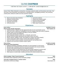 Are You A Police Officer Looking For A New Job One Of The Best Preparations You Can Do Is To Crea Good Resume Examples Resume Writing Services Resume Examples