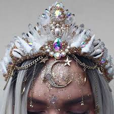 Discontinued Who Are You Adrien Chat Noir X Reader Mermaid Crown Seashell Crown Hair Jewelry