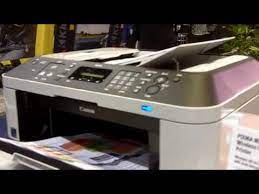 It can also output a 4 x 6 borderless photo in 21 seconds. Ces 2010 Hands On With The Canon Pixma Mx340 Printer Youtube