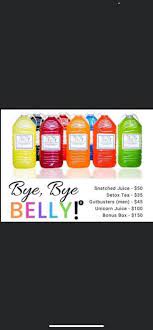 Bye Bye Belly Juice By Gina Home Facebook