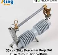 33kv - 36kv Porcelain Drop Out Fuse Cutout High Voltage