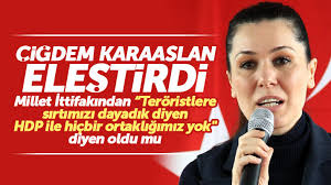 AK Parti Samsun Milletvekili Çiğdem Karaaslan'dan Millet İttifakına HDP  eleştirisi