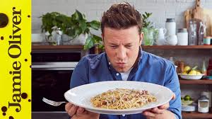 Put a lug of oil into a large lidded shallow casserole or paella pan on a medium heat, add the garlic, onion, carrot, parsley stalks, chorizo, chicken and paprika, and fry for around 5. How To Make Classic Carbonara Jamie Oliver Youtube
