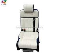LXRV Top Quality Nappa Leather RV Interior Accessory Campervan Bed Seat Customized Camper Van Single Seat Bed for Truck Driver
