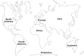 Australia printable map 3x5 : Pin By Andrew Bauer On Social Studies World Map Printable World Map Continents Free Printable World Map