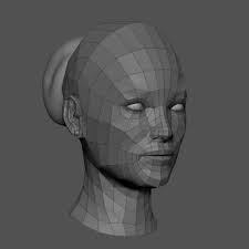 Head Base Mesh Asian Female 3d Model 3d Model Model 3ds Max Tutorials