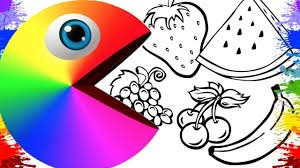 Showing 12 coloring pages related to pacman. Learn Colors For Kids With Pacman Eating Fruits Pac Man Coloring Pages Learning Video For Kids Toys Youtube