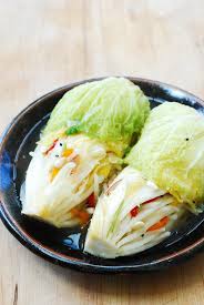 Baek Kimchi White Kimchi Recipe Kimchi Food Spicy Recipes