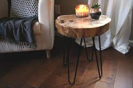 This live edge tree stump bench is made of 100% solid cedar wood sourced from sustainable t ree roots. Live Edge Side Table 7 Steps With Pictures Instructables