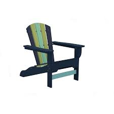 Durogreen Boca Raton Navy With Aruba With Lime Green Plastic Stationary Adirondack Chair S With Slat Seat Lowes Com Adirondack Chair Adirondack Chair