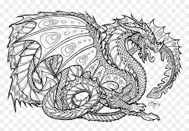 Minecraft coloring pages photo gallery. Dragon Colouring Pages Difficult Dragon Coloring Page Hd Png Download Vhv