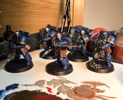 the night is dark and full of terrors night lords true scale wip space marine lord night