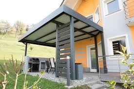 Uberdachung Terrasse Modern Aus Stahl Uberdachung Freistehend Glas